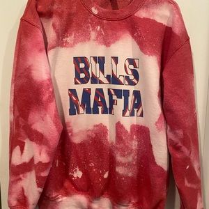 Buffalo Bills Bills Mafia bleached sweatshirt